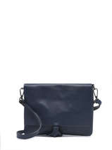 Cross Body Tas Caviar Leder Milano Blauw caviar CA22112